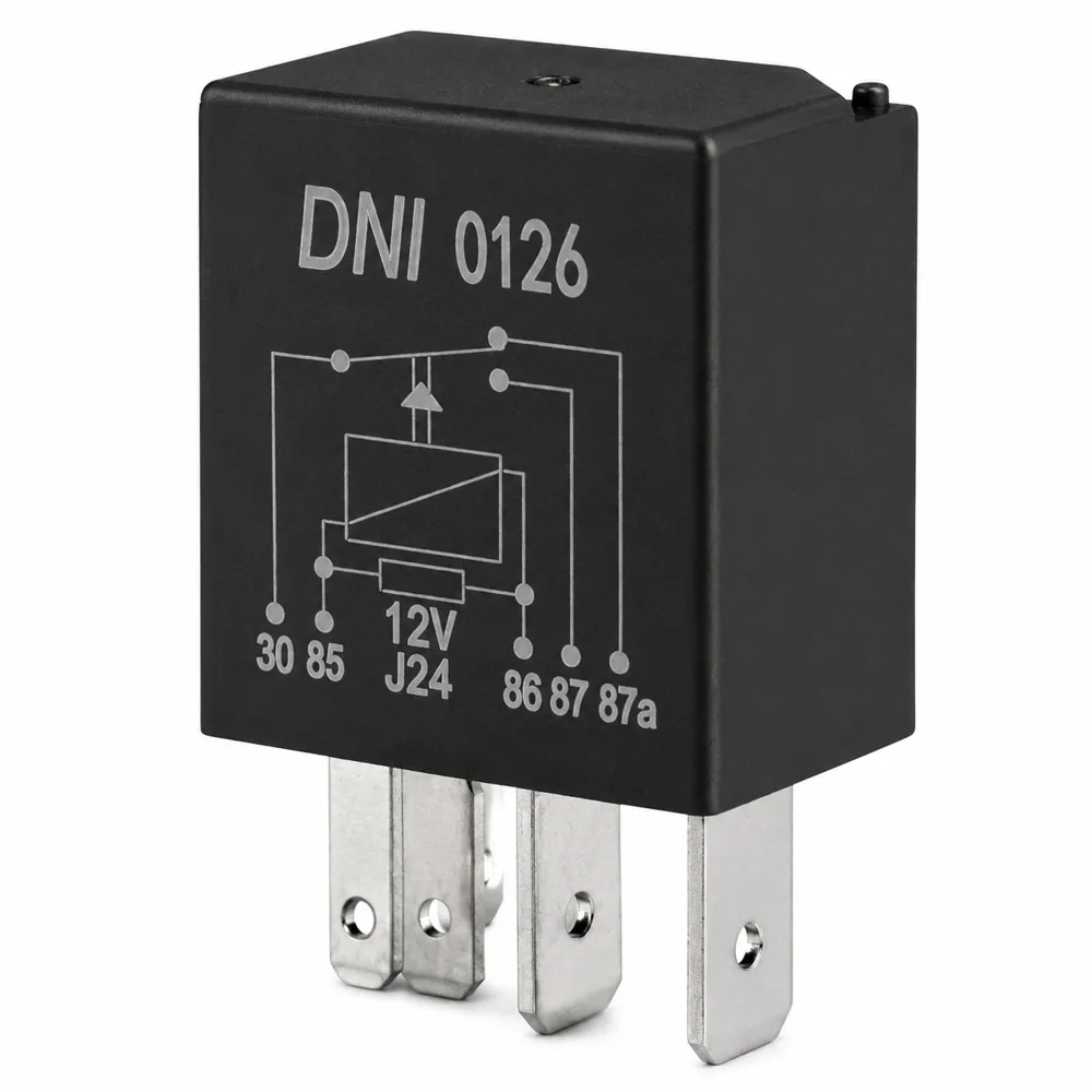 Míni Relé Auxiliar Reversor 30/20A - 12V