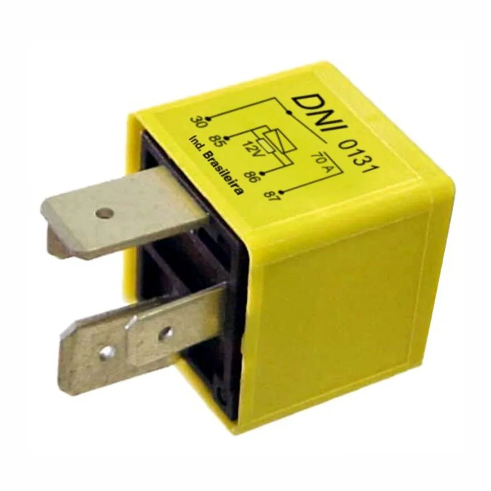 Relé Auxiliar, Injeção Eletrônica, Módulo ECM – 12V