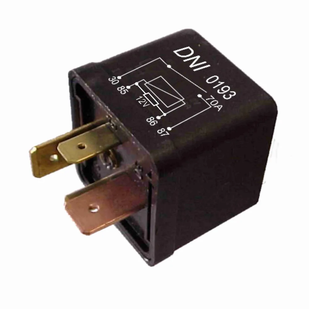 Relé Auxiliar Universal 70A - 12V