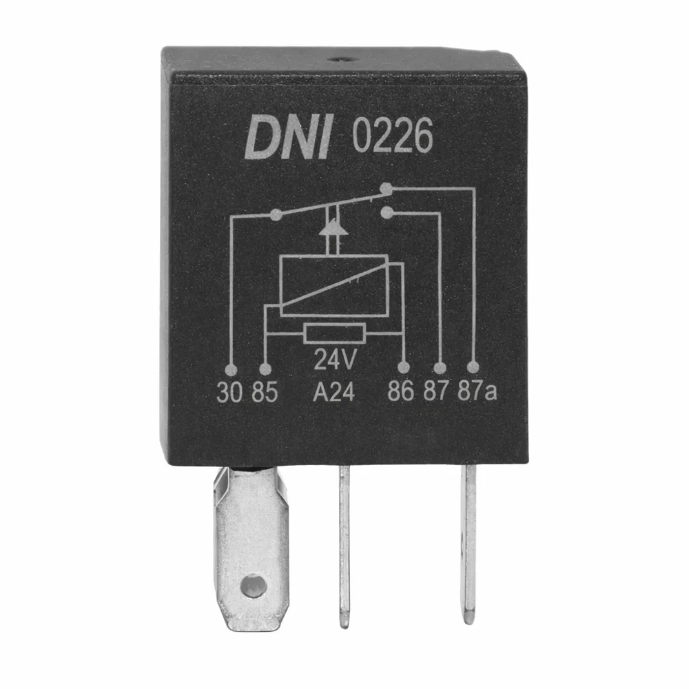 Míni Relé Auxiliar Reversor 40/30A - 24V