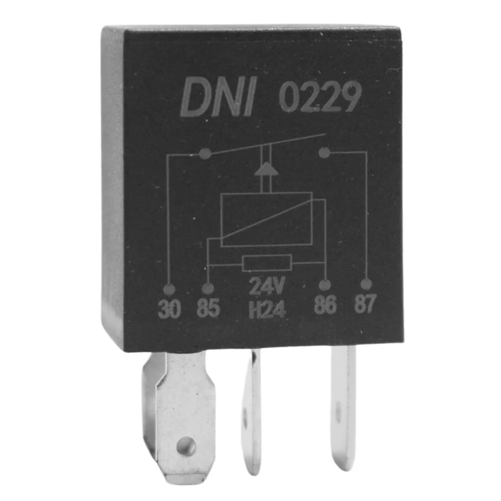 Míni Relé Auxiliar 40A - 24V