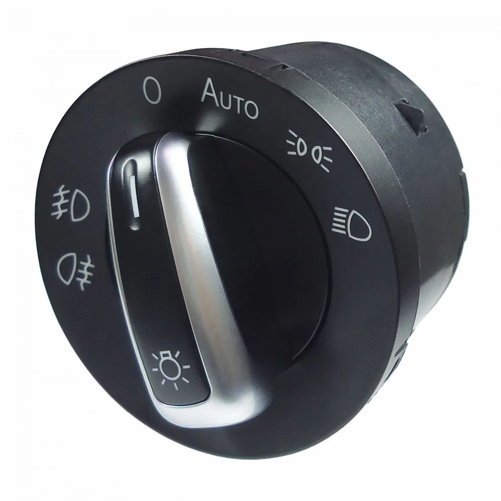 Chave de Luz para Farol e Lanterna de Neblina VW-Audi 5ND941431B - 12V - Comutadora