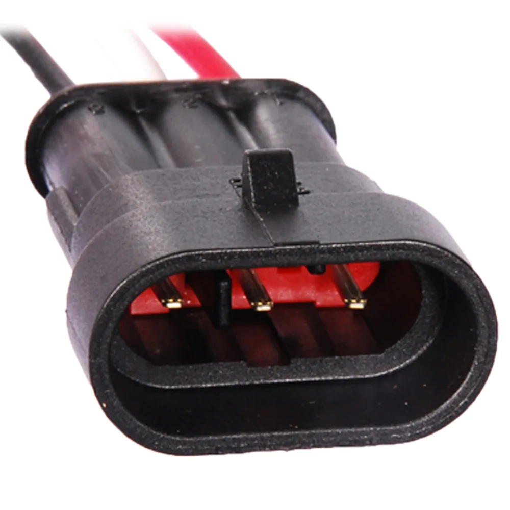 Chicote Conector Elétrico 3 Vias Macho