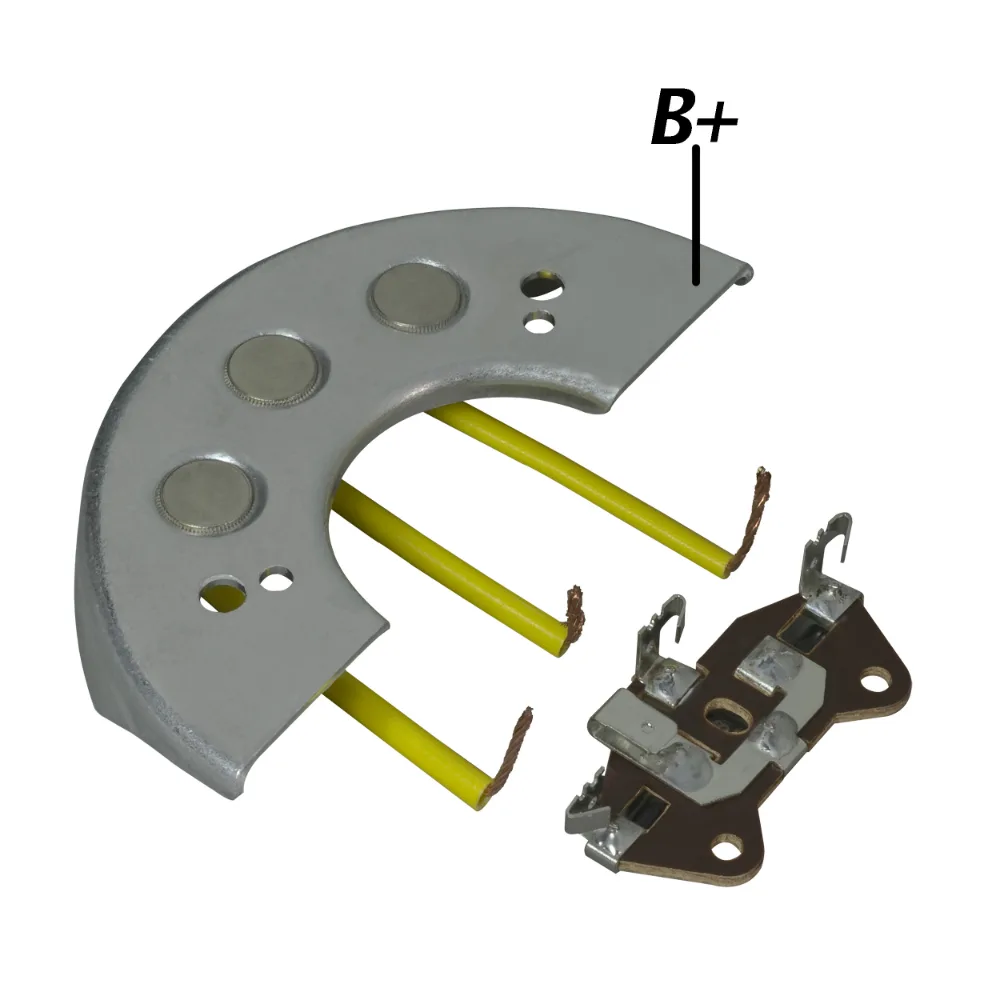 Conjunto Retificador 1/2 lua completo - alternador Bosch