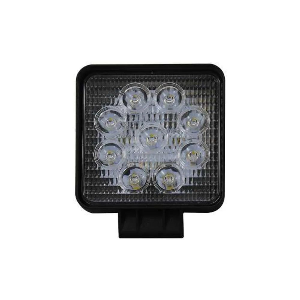 Farol auxiliar quadrado com LEDs 09 a 48V