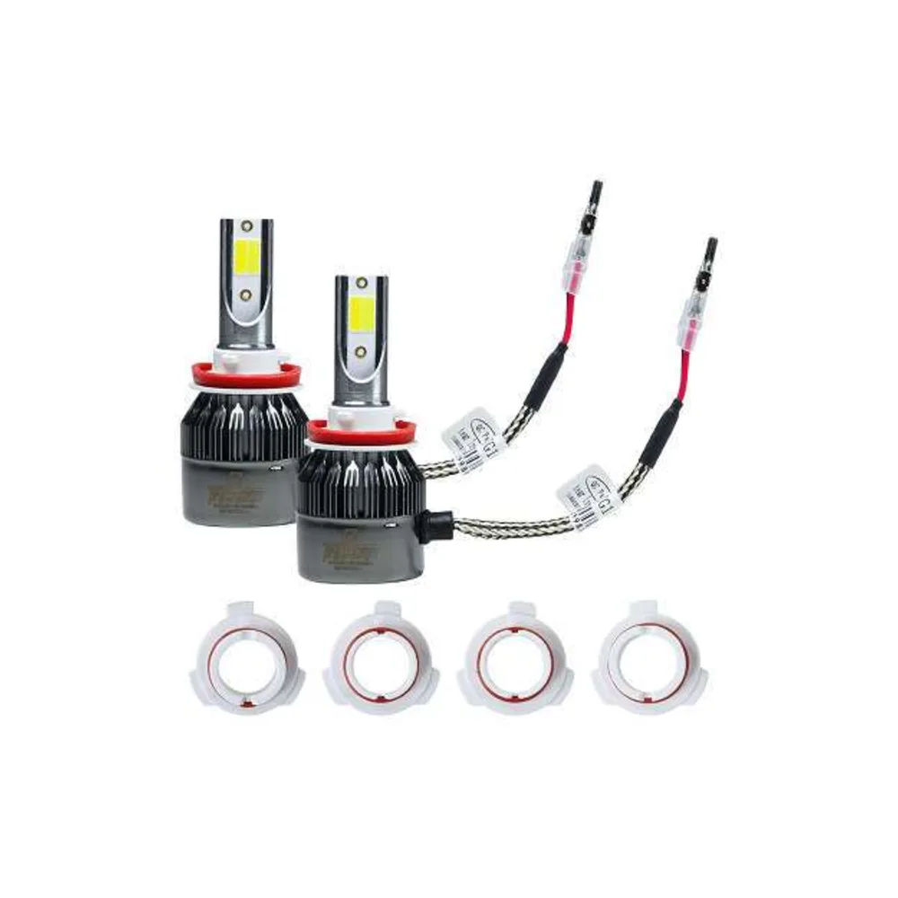 Kit LED H8, H11, HB3, HB4 Bivolt 6000K