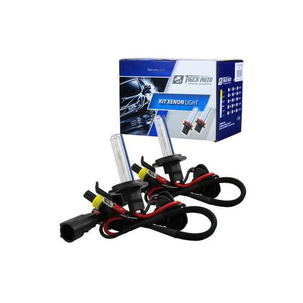 Kit Xenon H7 8000K 12V - iluminação automotiva