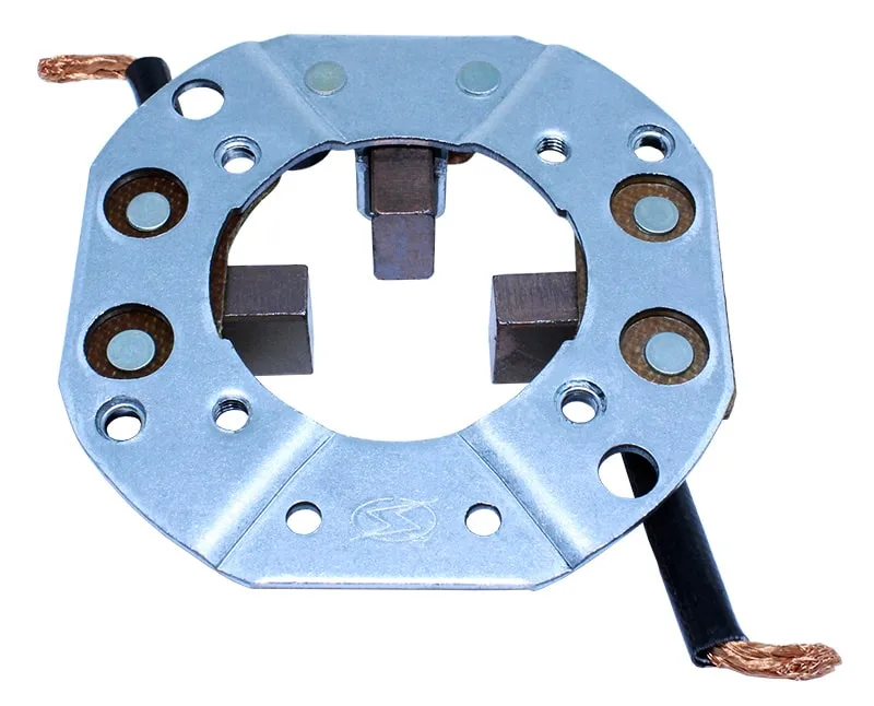 Suporte escova partida Palio/Uno/Strada/Fiorino 3 escova Marelli