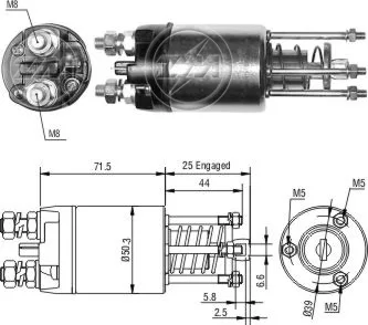 Relé de Partida 1.6/2.0 - Marelli