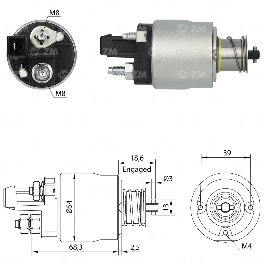 Relé de Partida - Volkswagen Polo/Fox/Gol