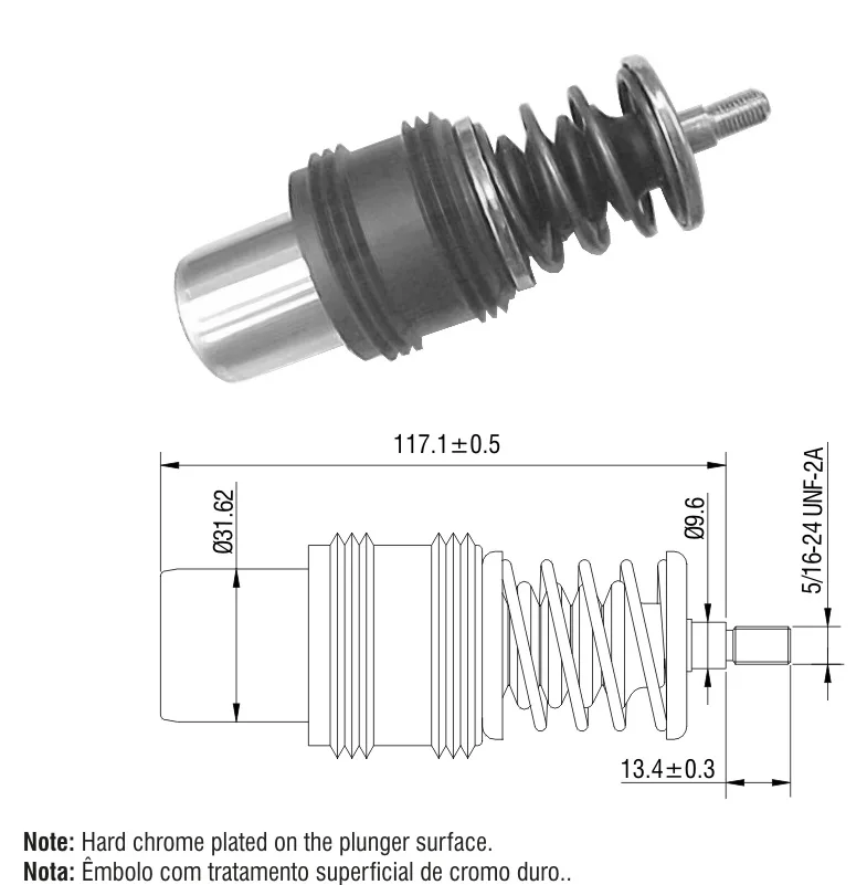 Pistão Automático 42MT/37MT