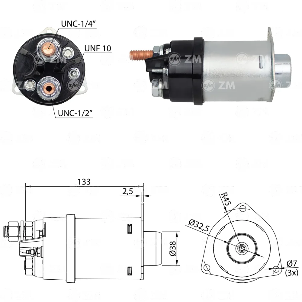 Relé de Partida - Volkswagen Câmara Delco 37MT 24V