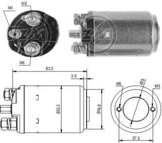 Relé de Partida - Kombi/Saveiro Diesel
