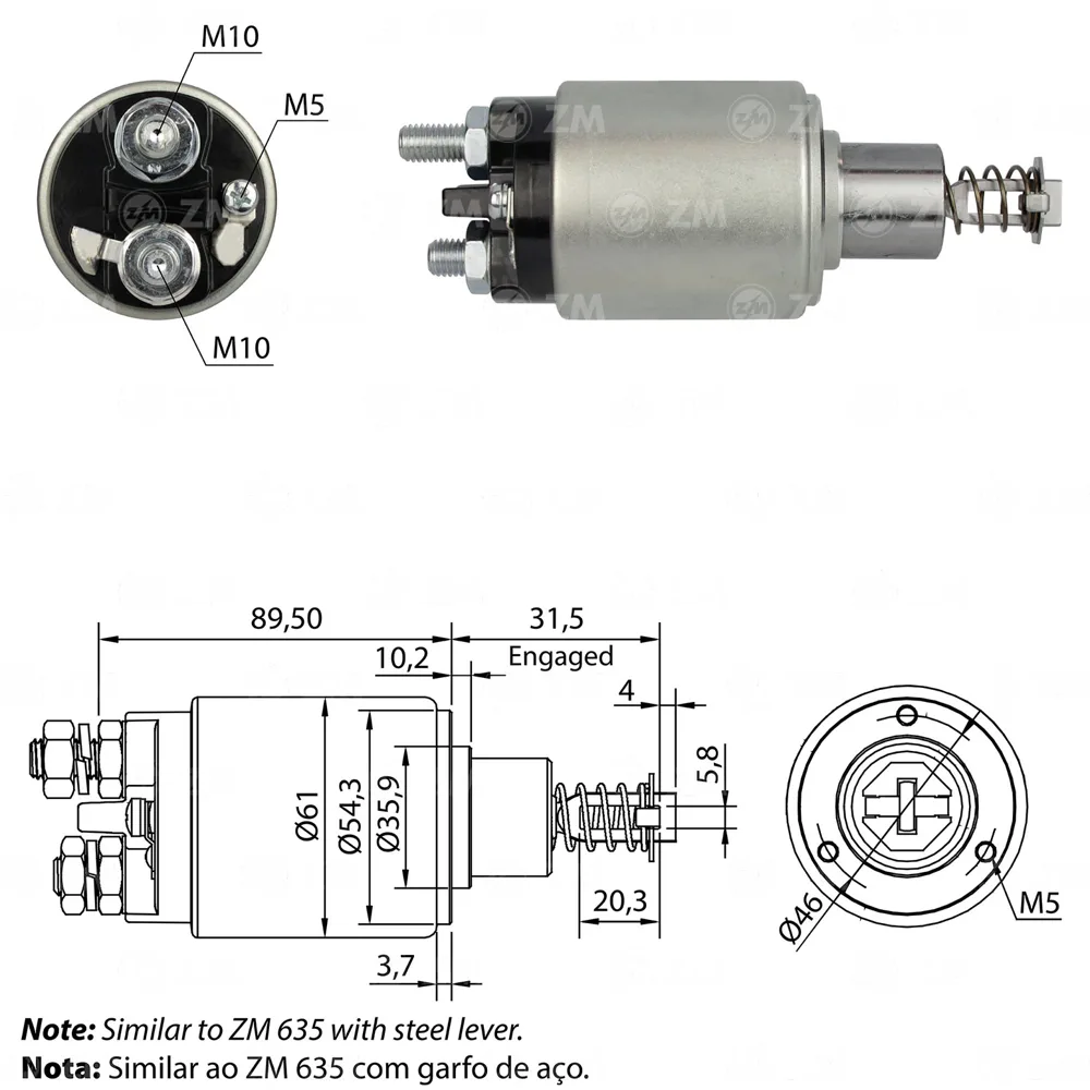 Relé de Partida 24V