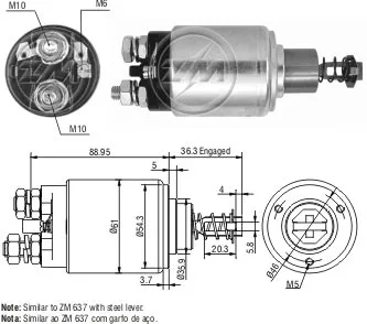 Relé de Partida - Mercedes-Benz