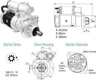 Motor de Partida Delco Remy - Volkswagen Cargo 24V