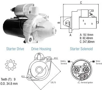 Motor de Partida - Hilux 3.0 16v Diesel Turbo